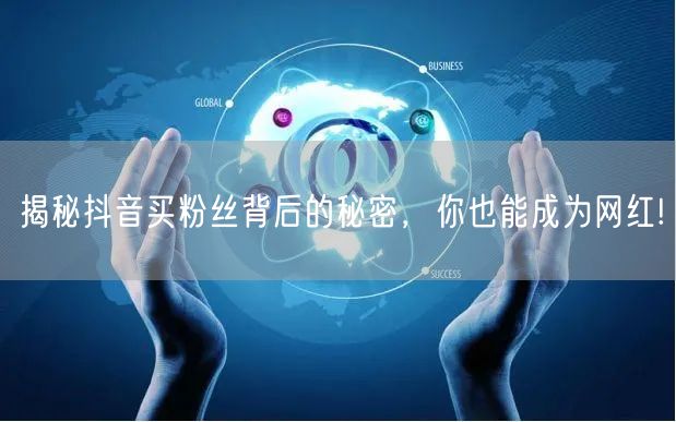 揭秘抖音买粉丝背后的秘密，你也能成为网红!
